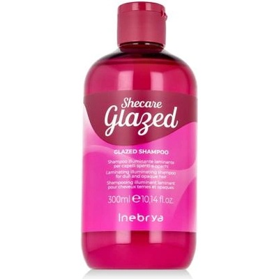 Inebrya SheCare Glazed Shampoo 300 ml озаряващ шампоан за безжизнена и суха коса за жени