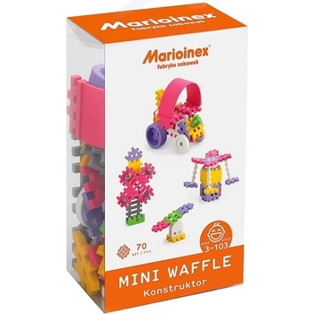 Marioinex MINI WAFLE 140 ks Konstruktér chlapci
