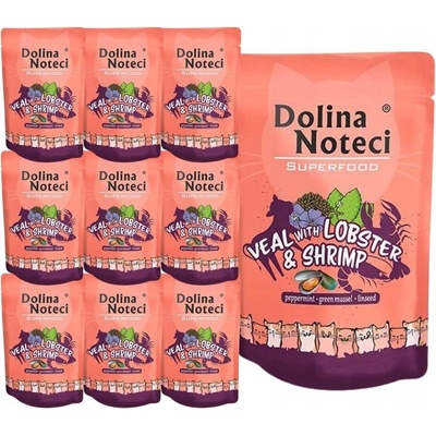 Dolina Noteci Superfood Cat Teľacie homár a krevety 85 g