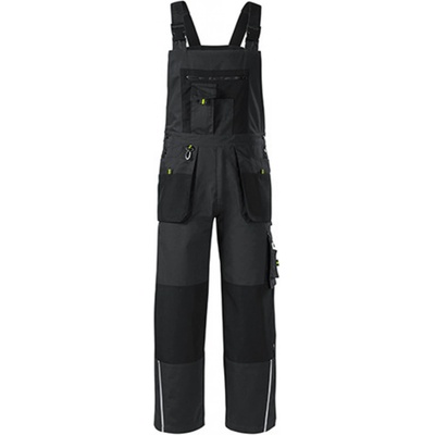 Malfini montérkové nohavice s náprsenkou Ranger W04 sivá ebony