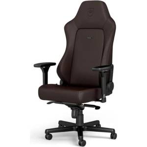 Noblechairs Геймърски стол noblechairs ICON Gaming Java Edition, до 150kg, изкуствена кожа, алуминиева основа, регулируеми подлакътници, регулируема облегалка, лумбална опора, кафяв (ICN-PU-JED)