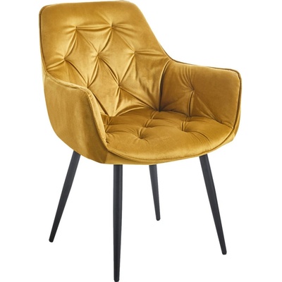 Pro-Tech shop Křeslo velurové žluté