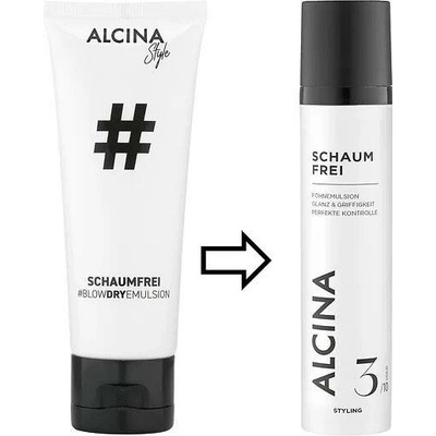 Alcina Schaumfrei Blow Dry Emulsion stylingová emulze pro objem vlasů 100 ml