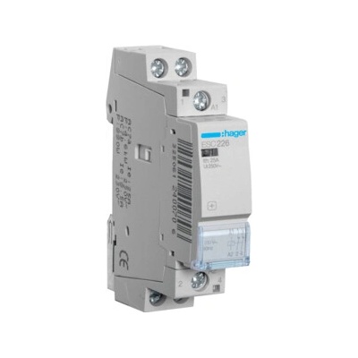 HAGER Stykač ESC226 2R 25A 230VAC ESC226