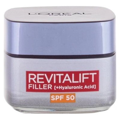 L'Oréal Revitalift Filler HA SPF50 крем за лице с хиалуронова киселина 50 ml за жени