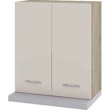 ИРИМ Горен шкаф с две врати за вграден аспиратор Сити АРС-13 дъб сонома арвен / сатен 60 см