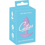 Cuties мини анален разширител - силиконов анален плъг (лилав, 2, 8 см) - lovesexshop