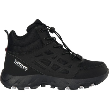 Viking Детски туристически обувки Viking Kid's Track Mid Waterproof SL Walking boots - Black - размер 41 (EU) (702-4634-0122)