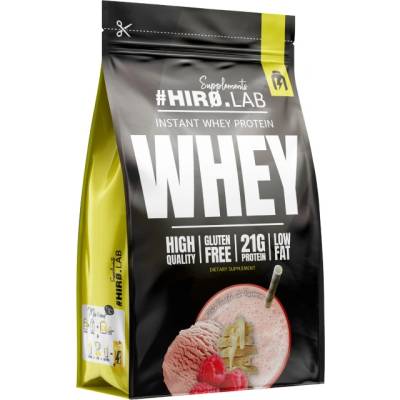 Hiro.Lab Instant Whey Protein | High Quality Whey Concentrate [750 грама] Бял шоколад с малини