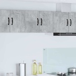 vidaXL Стенен шкаф PORTO Бетонно сиво 30 x 31 x 40 см (885211)