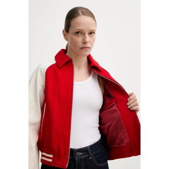 The Kooples Вълнено яке The Kooples в червено преходен модел FCUI30001K (FCUI30001K)