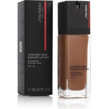 Shiseido Synchro Skin Radiant Lifting SPF30 озаряващ фон дьо тен с лифтинг ефект и слънцезащита 30 ml нюанс 460 Topaz