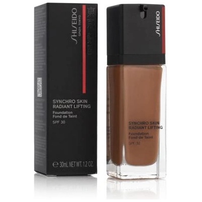 Shiseido Synchro Skin Radiant Lifting SPF30 озаряващ фон дьо тен с лифтинг ефект и слънцезащита 30 ml нюанс 460 Topaz