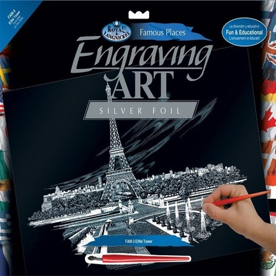 Kreatívny set na engraving A3 Paríž