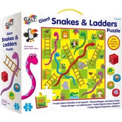 Galt Пъзел за под Galt от 36 части - Змии и стълби (1005044)