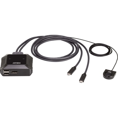 KVM превключвател, ATEN US3312, 2-портов, 4K, DisplayPort, USB-C (ATEN-US3312-AT)