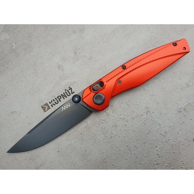 ANV Knives EDC zavírák A100 AL - DLC, ALock, Aluminium červená A100-032 - Elmax