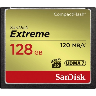 SanDisk Extreme CompactFlash 128GB UDMA7 SDCFXSB-128G-G46