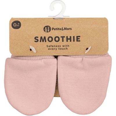 Petite & Mars Rukavičky kojenecké Smoothie Delicate Pink – Zboží Dáma