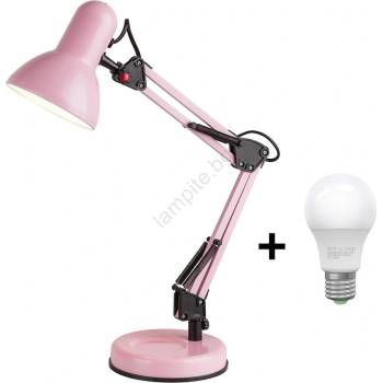 Brilagi - LED Настолна лампа ROMERO 1xE27/10W/230V розова (LEDBG0259)