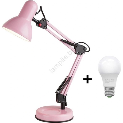 Brilagi - LED Настолна лампа ROMERO 1xE27/10W/230V розова (LEDBG0259)