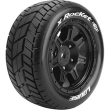 Louise RC X-ROCKET SPORT 1/5 24mm hex Black Rims 2 ks