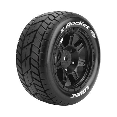 Louise RC X-ROCKET SPORT 1/5 24mm hex Black Rims 2 ks