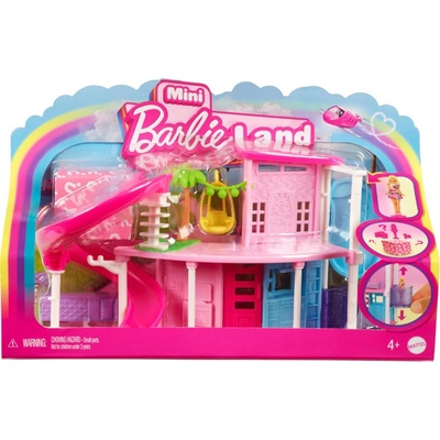 Barbie Mini Barbieland Dům s tobogánem