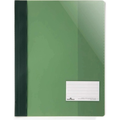 DURABLE Rychlovazač A4+ s okénkem pro štítek 90x57 mm zelený