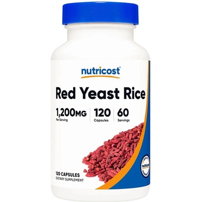 Nutricost Red Yeast Rice 1200 mg 120 kapslí