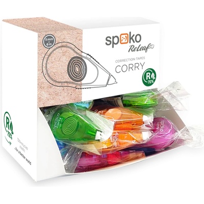 Spoko ReLeaf Corry mini opravný strojček 5 mm x 6 m, mix farieb