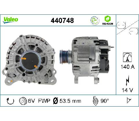 Alternátor VALEO 440748