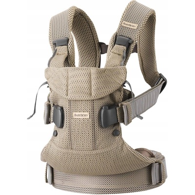 NOSÍTKO BABYBJORN ONE AIR 3D MESH ŠEDO-BÉŽOVÉ