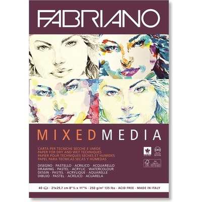 Fabriano blok skicovací MIXED MEDIA A3