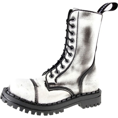 Altecore 351 boty kožené černé/šedé/bílé