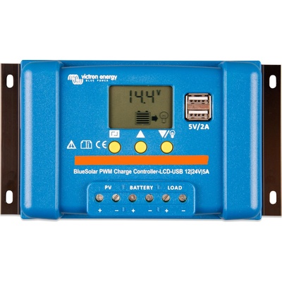 Victron Energy PWM BlueSolar - LCD & USB 5 A
