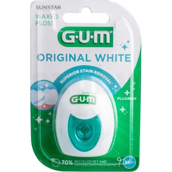 G.U.M Origina White bieliaca zubná niť 30 m