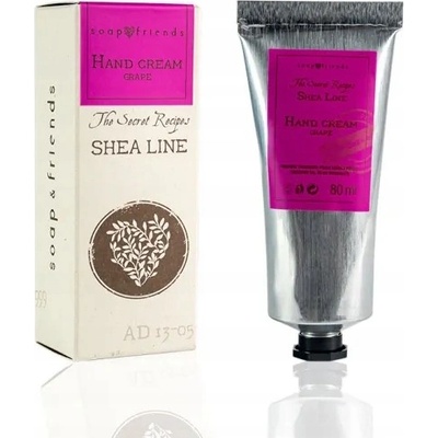 Soap&Friends The Secret Recipes Shea Line krém na ruce hroznový 80 ml