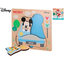 Mikrotrading Mickey Mouse puzzle 21 x 21 cm 4 dílky 2 druhy ve fólii