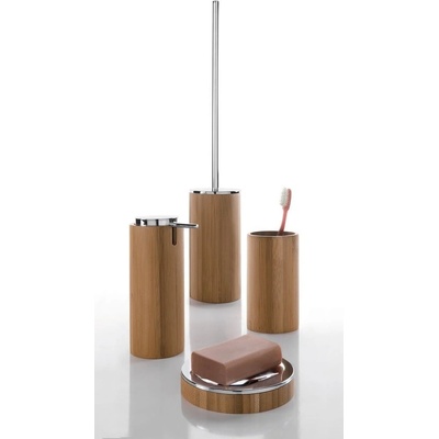 Gedy ALTEA WC štětka na postavení, bambus