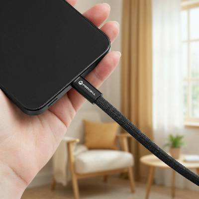 Forcell CCFN23 USB-C / USB-C plochý 60W PD QC4.0 AVS 1,2m černý