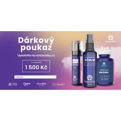 Renovality Dárkový poukaz 1500 Kč