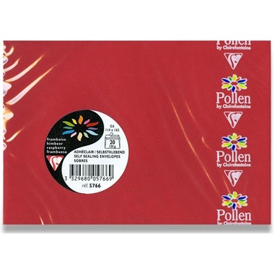 Obálka CF - C6 koralová samolep. 120g. (20ks)