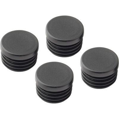 Walteco Zátka priemer 30 mm čierna 4 ks 85114