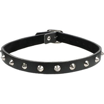Image 1 of Black & metal Колие (colalr) с конуси - веган - BWZ-678