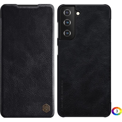 Samsung Galaxy S21 Nillkin Кожен Калъф и Протектор