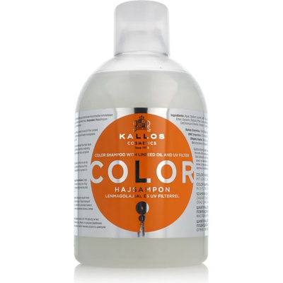 Kallos Kallos Color Hair Shampoo With Linseed Oil And UV Filtr 1000 ml