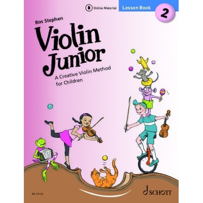 Stephen Violin Junior Lesson Book 2 A Creative Violin Method for Children Book with Media Online Stephen Ros