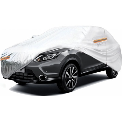 AMiO Autoplachta stříbrná se zipem, reflexní, 120 g + bavlna, SUV/VAN L