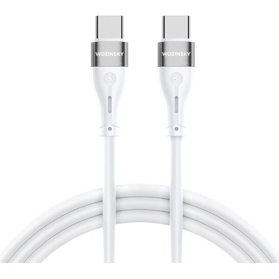 Wozinsky WSTCC1 USB-C / USB-C PD 65W, 1m, bílý